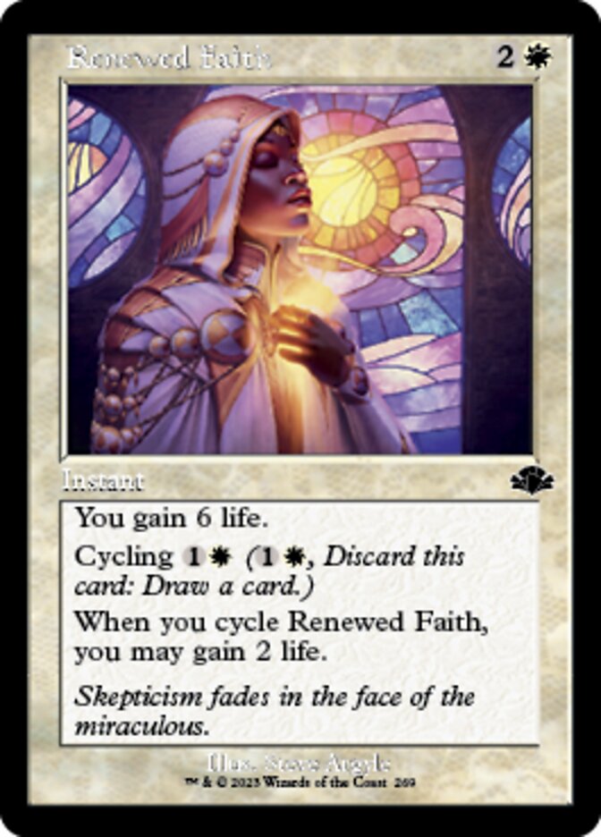 Renewed Faith (Retro) [Dominaria Remastered] | Empire Gaming NC