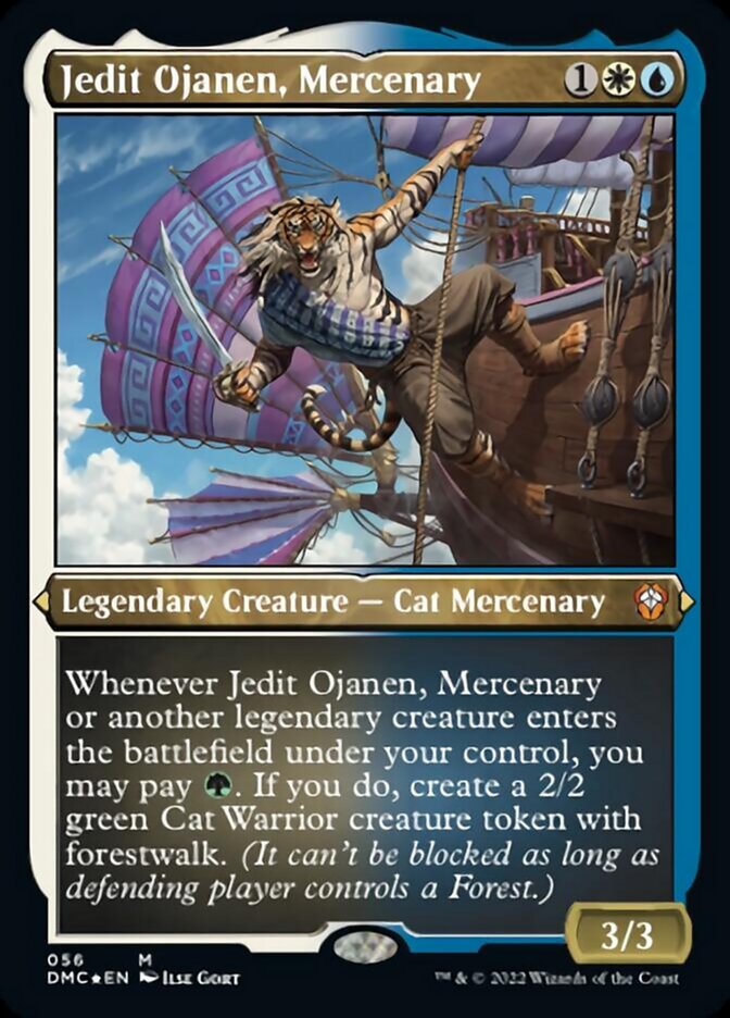 Jedit Ojanen, Mercenary (Foil Etched) [Dominaria United Commander] | Empire Gaming NC
