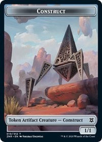 Construct // Drake Double-sided Token [Zendikar Rising Tokens] | Empire Gaming NC