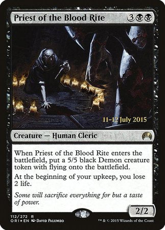 Priest of the Blood Rite [Magic Origins Promos] | Empire Gaming NC