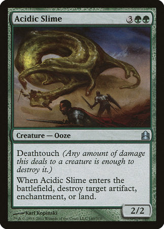 Acidic Slime [Commander 2011] | Empire Gaming NC