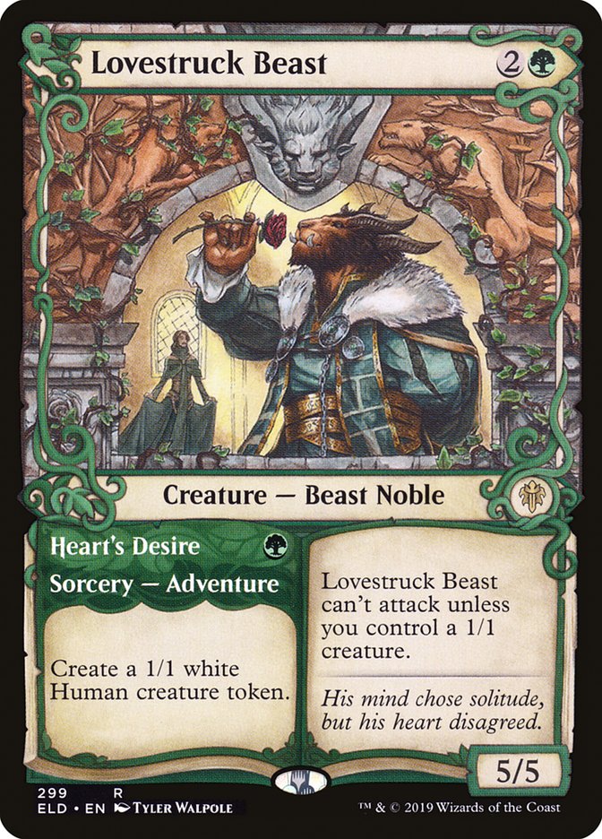 Lovestruck Beast // Heart's Desire (Showcase) [Throne of Eldraine] | Empire Gaming NC