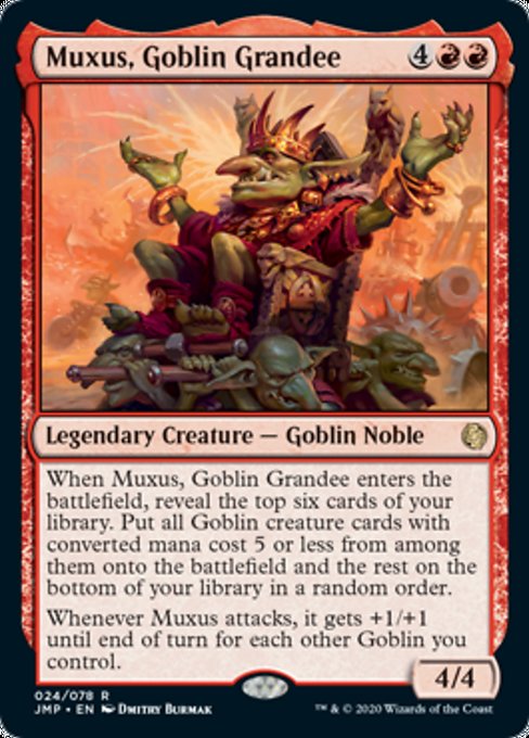 Muxus, Goblin Grandee [Jumpstart] | Empire Gaming NC