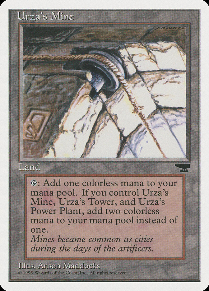 Urza's Mine (Pulley Embedded in Stone) [Chronicles] | Empire Gaming NC