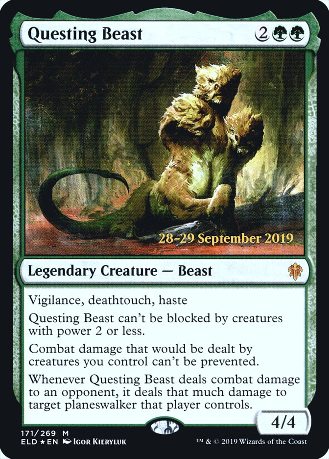 Questing Beast  [Throne of Eldraine Prerelease Promos] | Empire Gaming NC