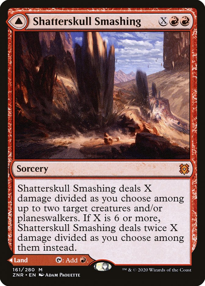 Shatterskull Smashing // Shatterskull, the Hammer Pass [Zendikar Rising] | Empire Gaming NC