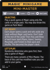 Mini-Master (Magic Minigame) [Commander Legends: Battle for Baldur's Gate Minigame] | Empire Gaming NC