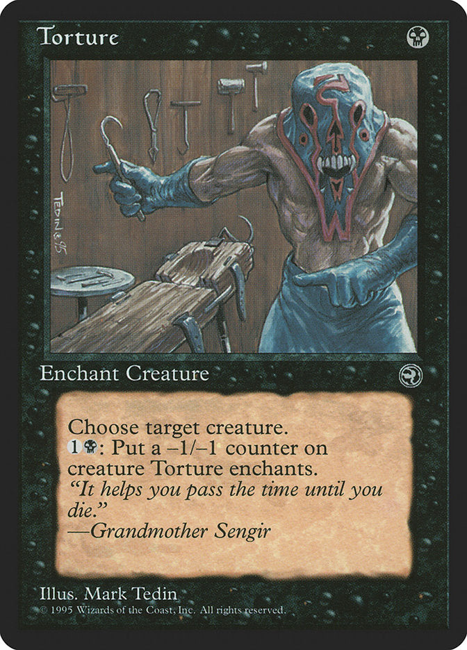 Torture (Grandmother Sengir Flavor Text) [Homelands] | Empire Gaming NC