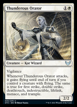 Thunderous Orator [Strixhaven: School of Mages] | Empire Gaming NC