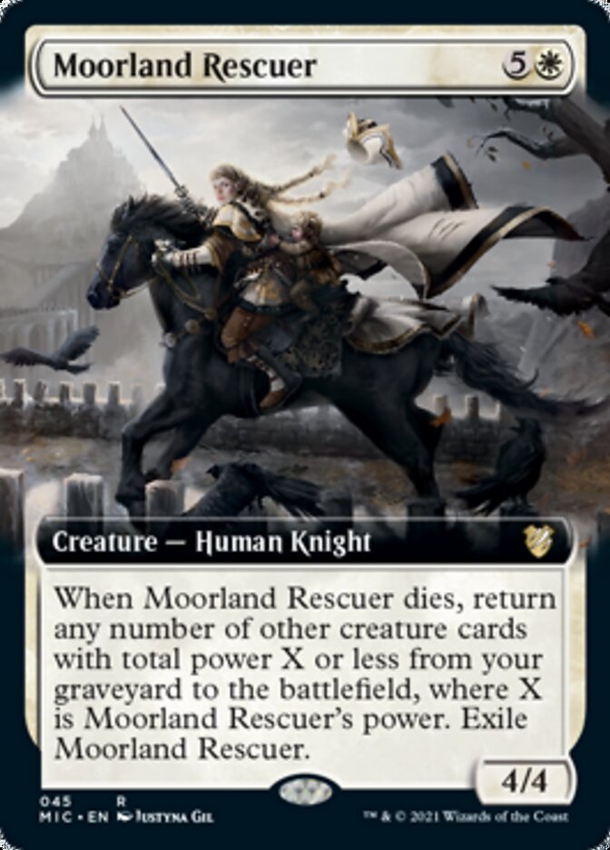 Moorland Rescuer (Extended) [Innistrad: Midnight Hunt Commander] | Empire Gaming NC