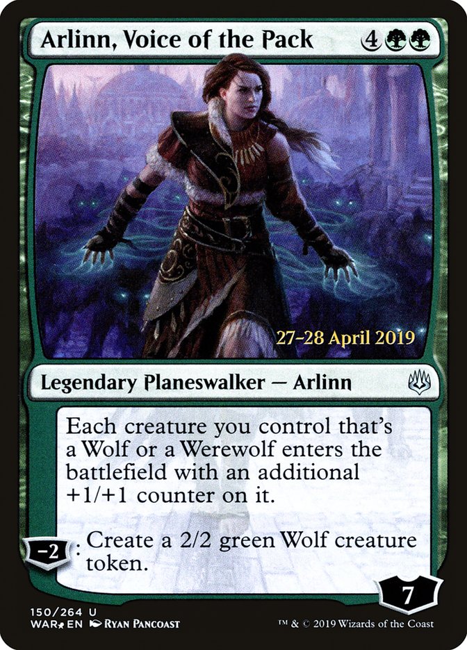 Arlinn, Voice of the Pack  [War of the Spark Prerelease Promos] | Empire Gaming NC