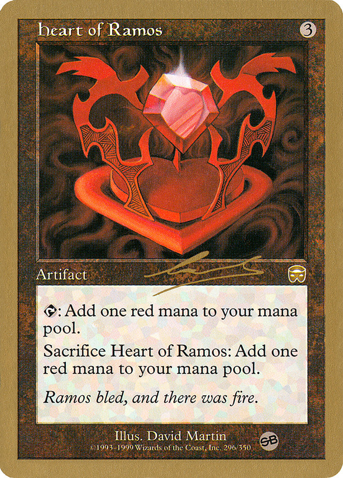 Heart of Ramos (Nicolas Labarre) (SB) [World Championship Decks 2000] | Empire Gaming NC