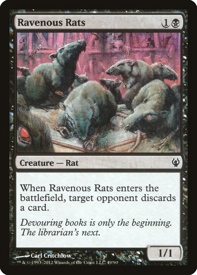 Ravenous Rats [Duel Decks: Izzet vs. Golgari] | Empire Gaming NC