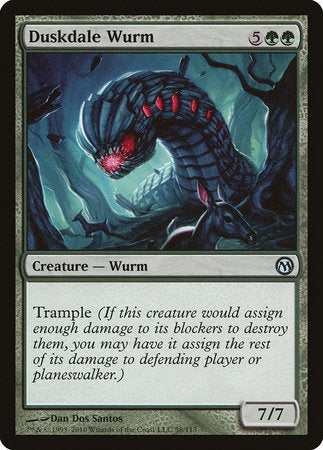 Duskdale Wurm [Duels of the Planeswalkers] | Empire Gaming NC