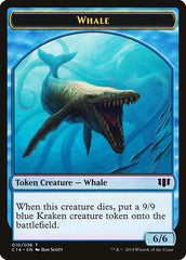 Whale // Zombie (011/036) Double-sided Token [Commander 2014 Tokens] | Empire Gaming NC