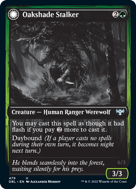 Oakshade Stalker // Moonlit Ambusher [Innistrad: Double Feature] | Empire Gaming NC