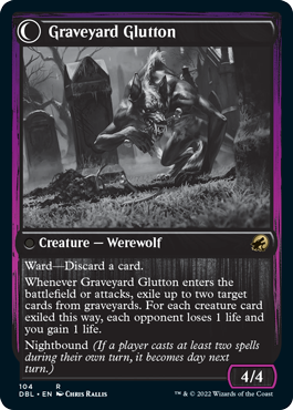 Graveyard Trespasser // Graveyard Glutton [Innistrad: Double Feature] | Empire Gaming NC