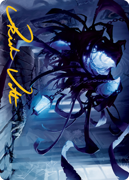 Spectral Adversary Art Card (Gold-Stamped Signature) [Innistrad: Midnight Hunt Art Series] | Empire Gaming NC