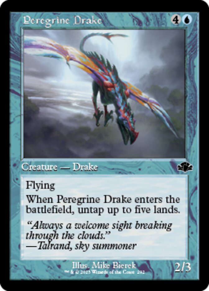 Peregrine Drake (Retro) [Dominaria Remastered] | Empire Gaming NC