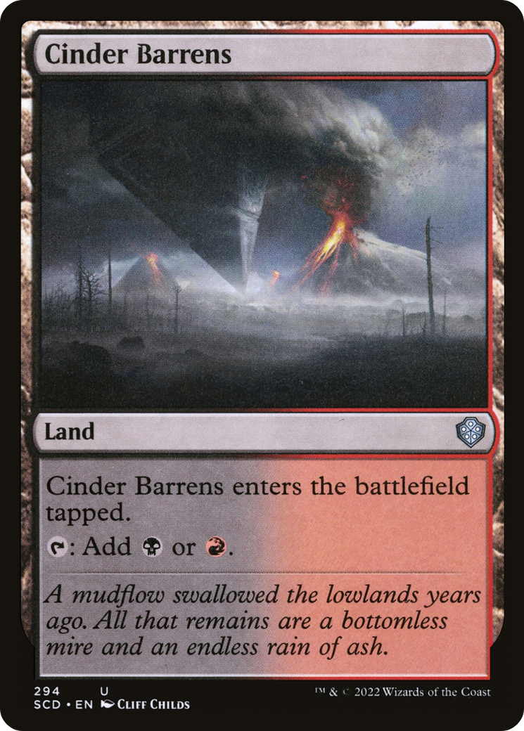 Cinder Barrens [Starter Commander Decks] | Empire Gaming NC