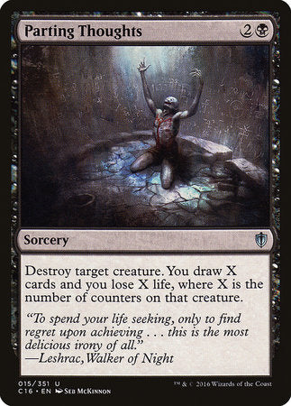 Parting Thoughts [Commander 2016] | Empire Gaming NC