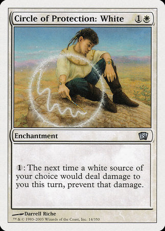 Circle of Protection: White [Eighth Edition] | Empire Gaming NC