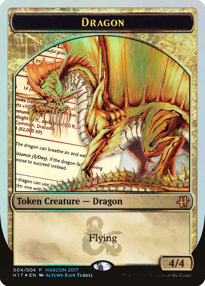 Gold Dragon Token [HasCon 2017] | Empire Gaming NC