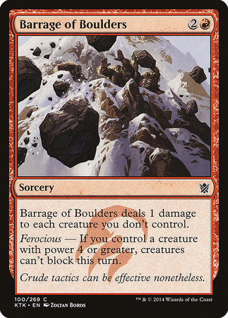 Barrage of Boulders [Khans of Tarkir] | Empire Gaming NC