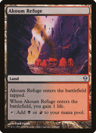 Akoum Refuge [Zendikar] | Empire Gaming NC