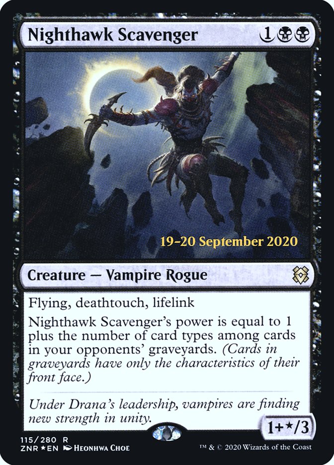 Nighthawk Scavenger  [Zendikar Rising Prerelease Promos] | Empire Gaming NC