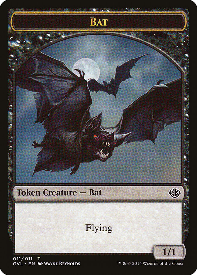 Bat Token (Garruk vs. Liliana) [Duel Decks Anthology Tokens] | Empire Gaming NC