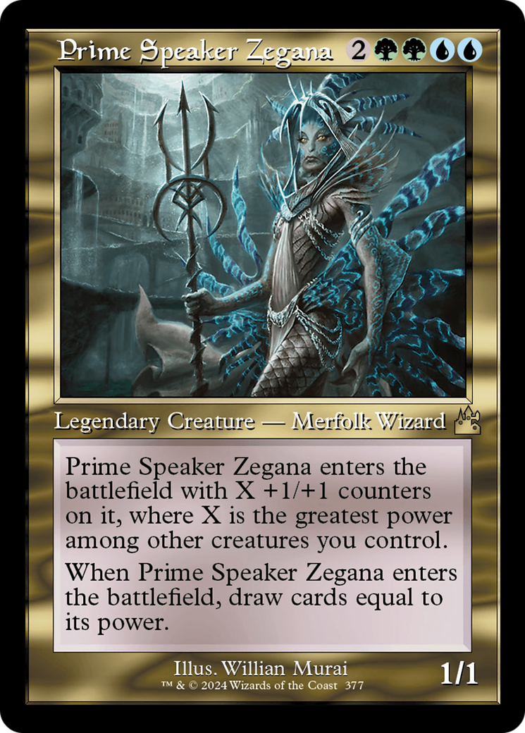 Prime Speaker Zegana (Retro Frame) [Ravnica Remastered] | Empire Gaming NC