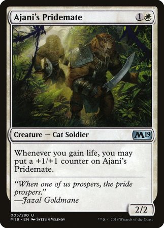 Ajani's Pridemate [Core Set 2019] | Empire Gaming NC