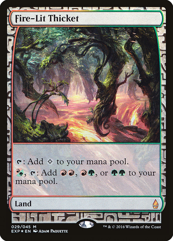 Fire-Lit Thicket [Zendikar Expeditions] | Empire Gaming NC