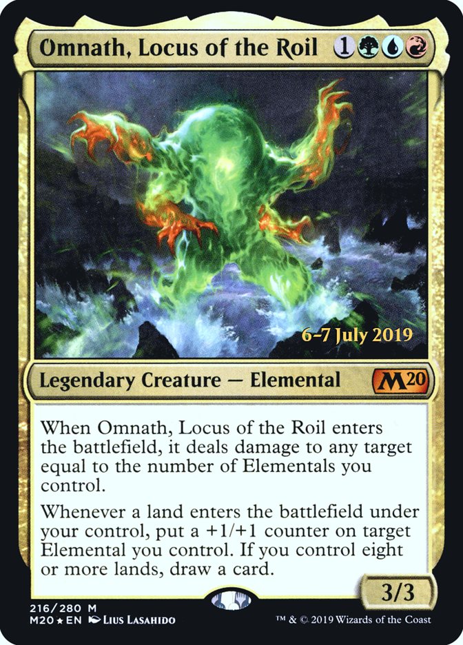 Omnath, Locus of the Roil  [Core Set 2020 Prerelease Promos] | Empire Gaming NC