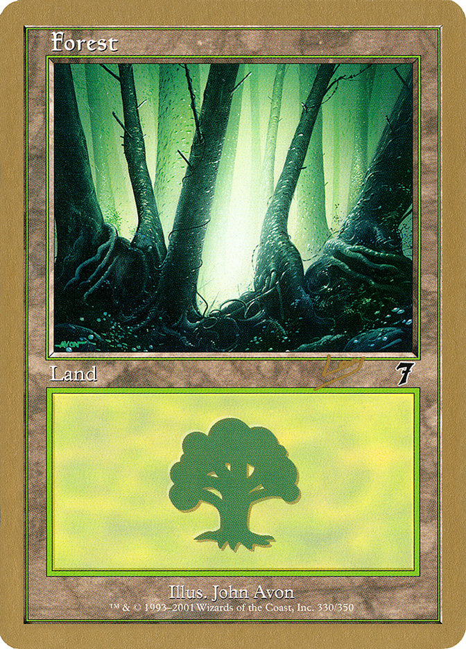 Forest (rl330) (Raphael Levy) [World Championship Decks 2002] | Empire Gaming NC