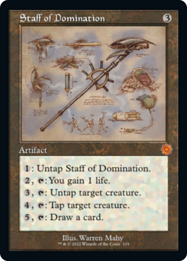 Staff of Domination (Retro Schematic) [The Brothers' War Retro Artifacts] | Empire Gaming NC