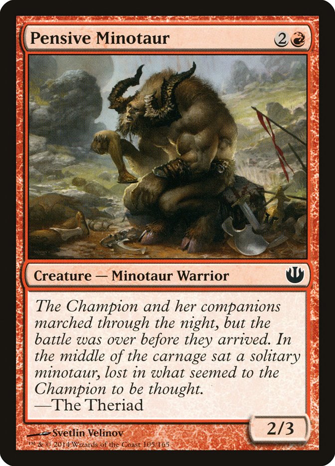 Pensive Minotaur [Journey into Nyx] | Empire Gaming NC