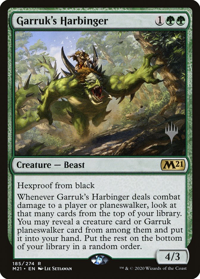 Garruk's Harbinger (Promo Pack) [Core Set 2021 Promos] | Empire Gaming NC