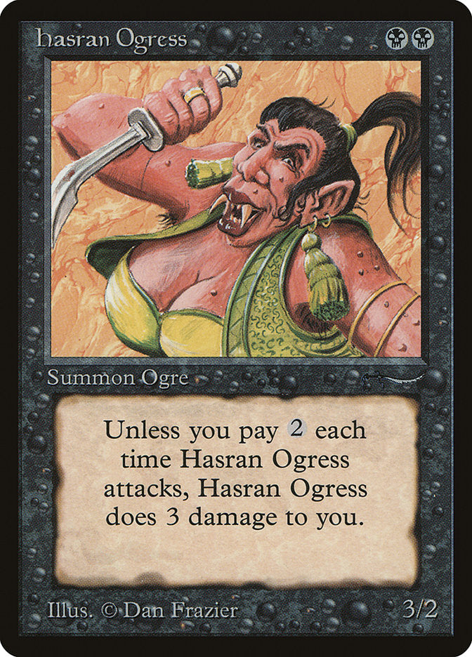 Hasran Ogress (Light Mana Cost) [Arabian Nights] | Empire Gaming NC