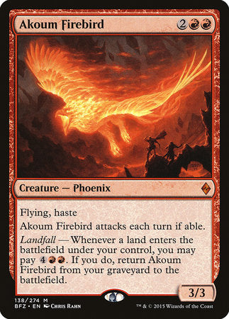 Akoum Firebird [Battle for Zendikar] | Empire Gaming NC