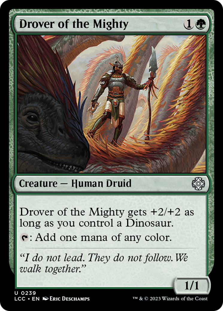 Drover of the Mighty [The Lost Caverns of Ixalan Commander] | Empire Gaming NC