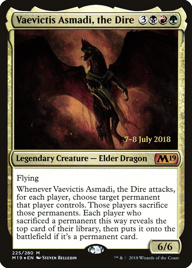 Vaevictis Asmadi, the Dire [Core Set 2019 Promos] | Empire Gaming NC