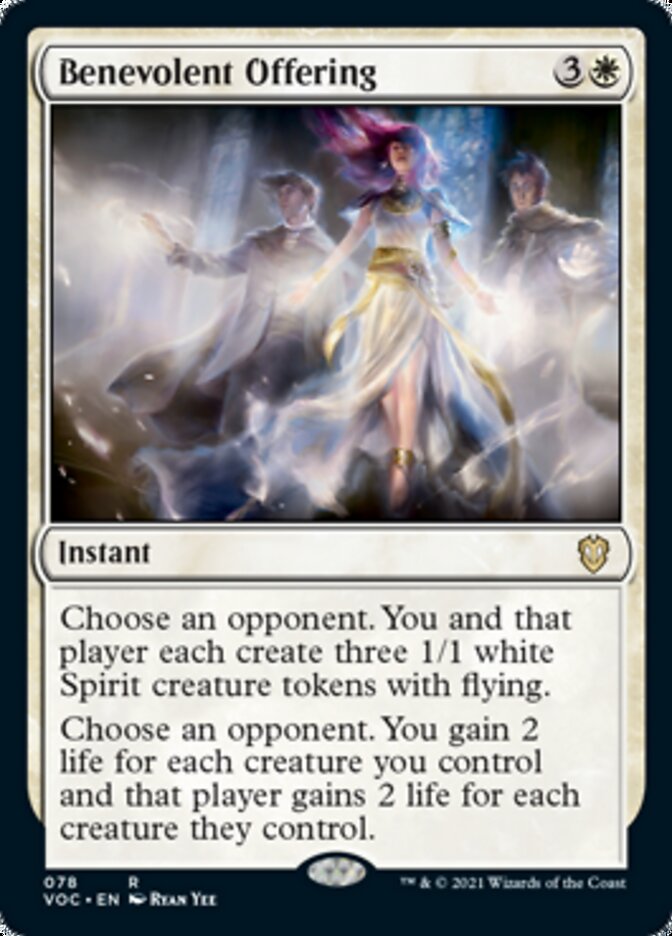 Benevolent Offering [Innistrad: Crimson Vow Commander] | Empire Gaming NC