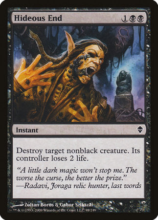 Hideous End [Zendikar] | Empire Gaming NC