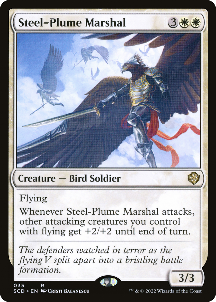 Steel-Plume Marshal [Starter Commander Decks] | Empire Gaming NC