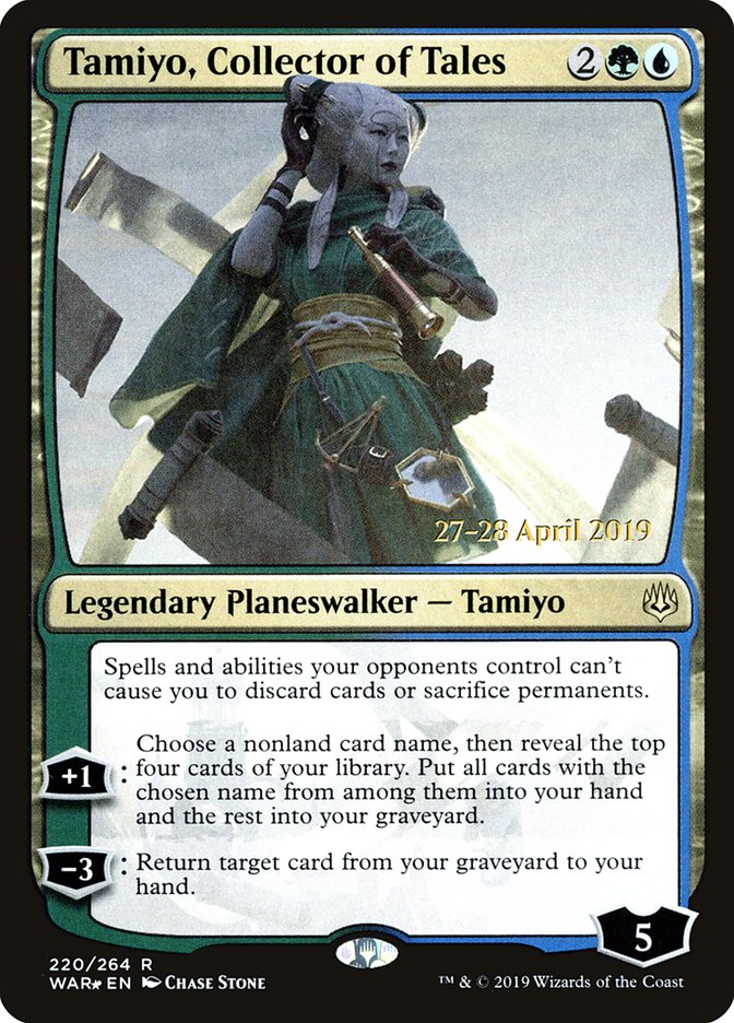 Tamiyo, Collector of Tales  [War of the Spark Prerelease Promos] | Empire Gaming NC