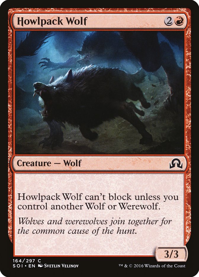 Howlpack Wolf [Shadows over Innistrad] | Empire Gaming NC