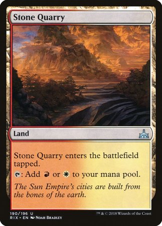 Stone Quarry [Rivals of Ixalan] | Empire Gaming NC