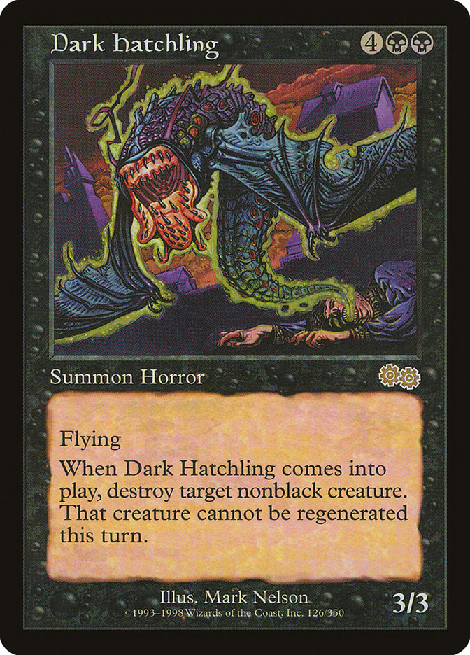 Dark Hatchling [Urza's Saga] | Empire Gaming NC